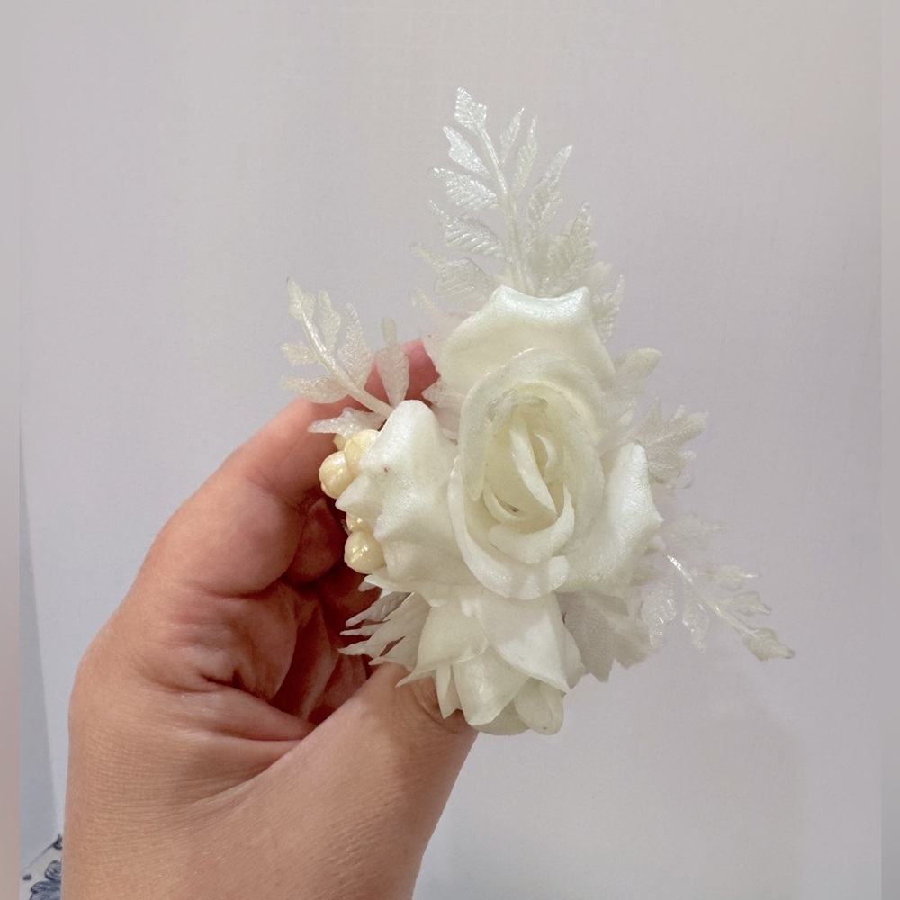 Vintage wedding faux floral mid century modern - Picture 2 of 9
